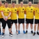 1. Volleyball Herrenmannschaft: Julian, Werner, Kristian, Basti, Aaron, Lutz, Andreas, Gerrit (von links nach rechts) - es fehlen: Ben, Christoph, Fred, Holger und Leon.